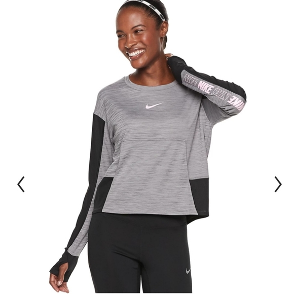Nike Pacer Graphic Running Long Sleeve - Picture 2 of 6